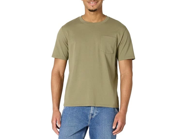 Amazon Essentials Men Relaxed-Fit Heavyweight T-Shirt - Image 1