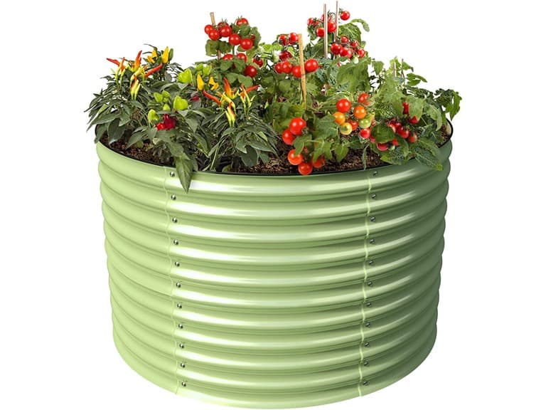 OLLE 32" Tall, 42" Round Garden Bed - Image 1