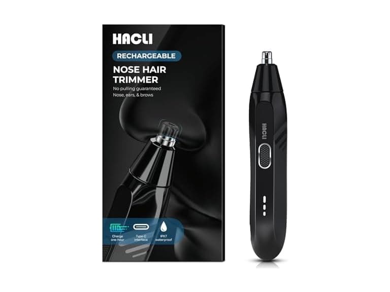 HACLI Nose Hair Trimmer for Men Women - Image 1