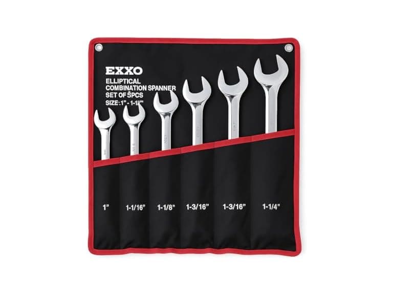 EXXO 4010 5pc Large SAE Combination Wrench Set - Image 1