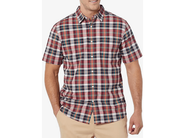 Amazon Essentials Men Short-sleeve Slim-fit Shirt - Image 1