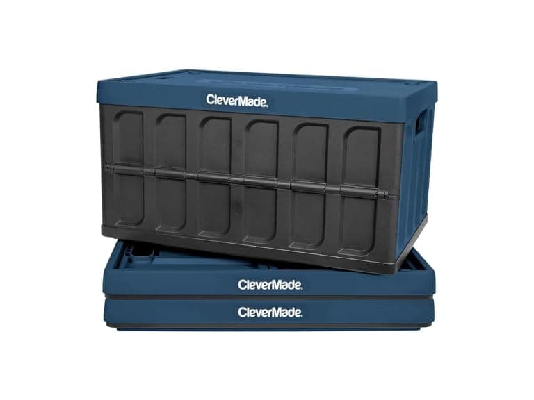 CleverMade 3PK Collapsible Storage Bin - Ocean - Image 1
