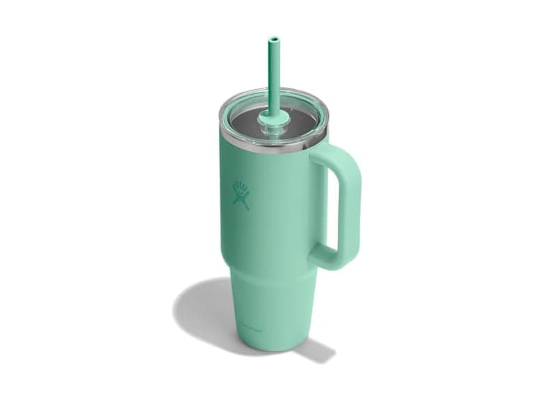 Hydro Flask 40oz Clear Lid Travel Tumbler - Mermaid Green - Image 1