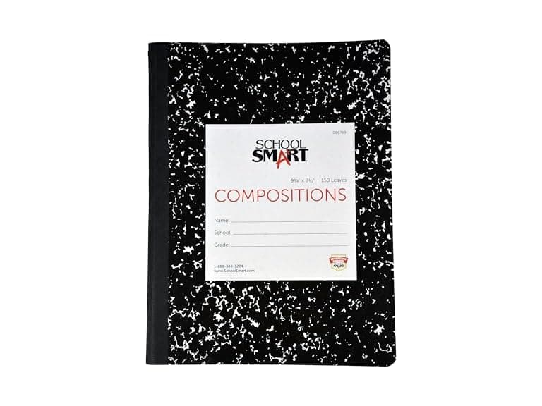School Smart Hardcover Composition Book