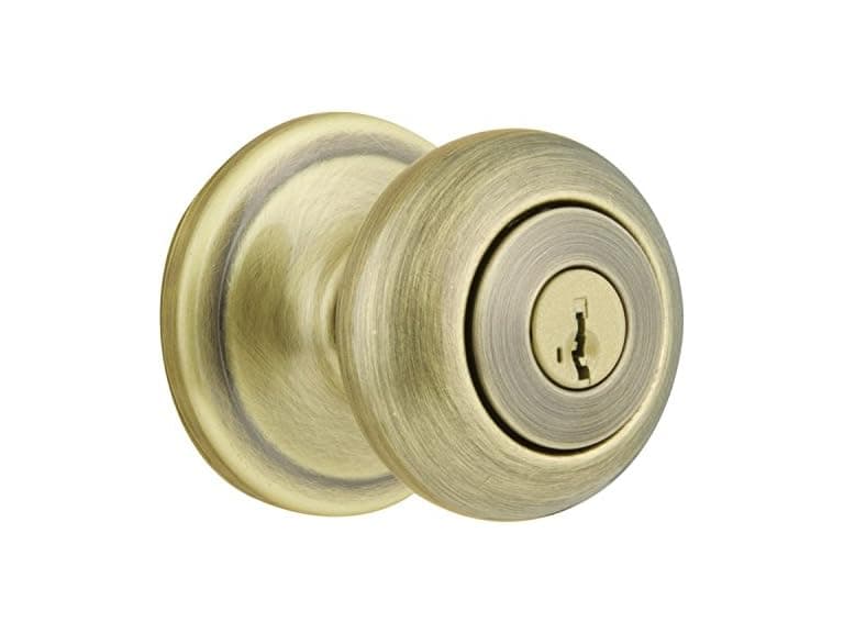 2Pk Antique Brass Smartkey Entry Knob - Image 1