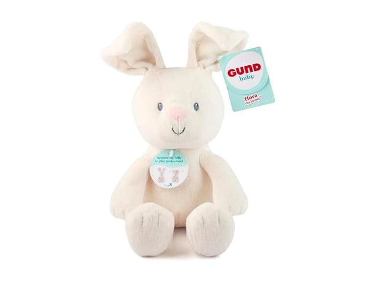 GUND Baby Peek-a-Boo Flora Bunny Plush