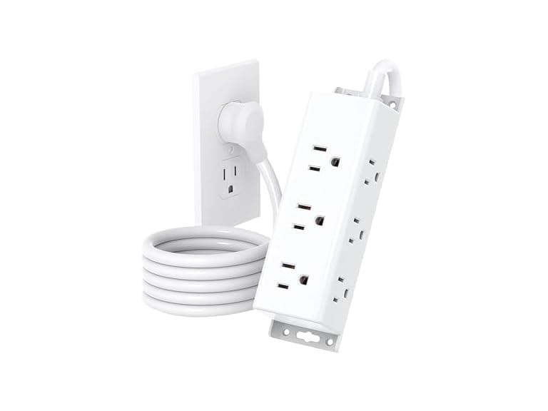 Go Green 9-Outlet Power Strip 3ft Wht - Image 1