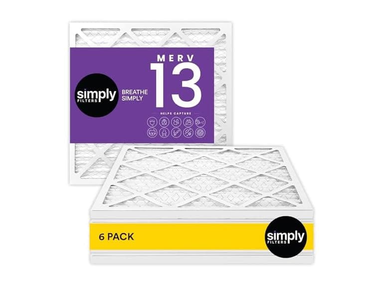 Simply Air Filter, Merv 13, MPR 1500, 6 Pack - Image 1