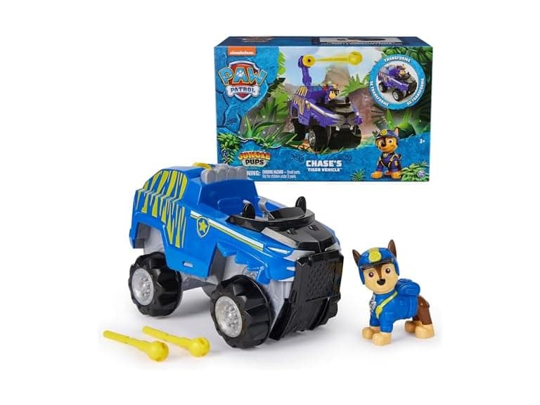 Paw Patrol Jungle Pups, Chase Tiger Vehicle - Image 1