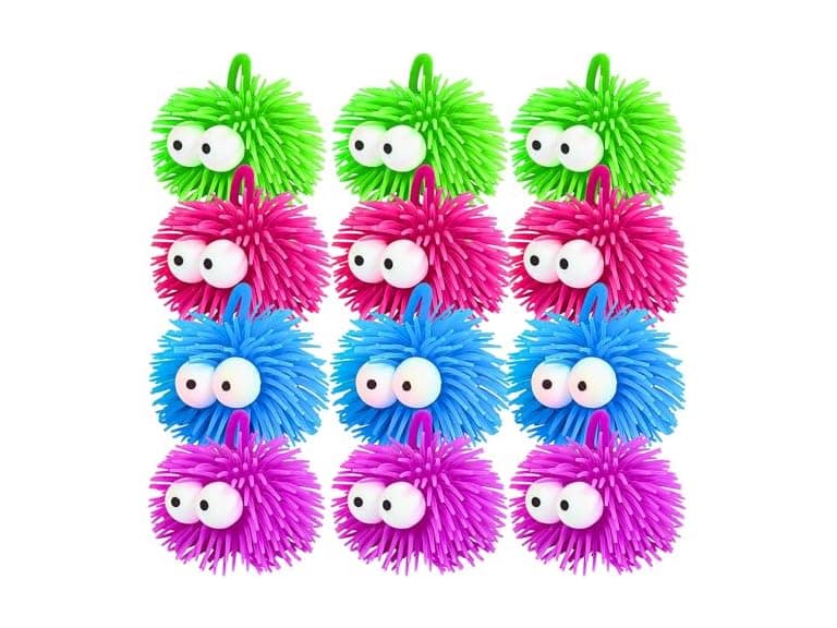 Fun Express Assorted Color Vinyl Puffer Balls - Image 1