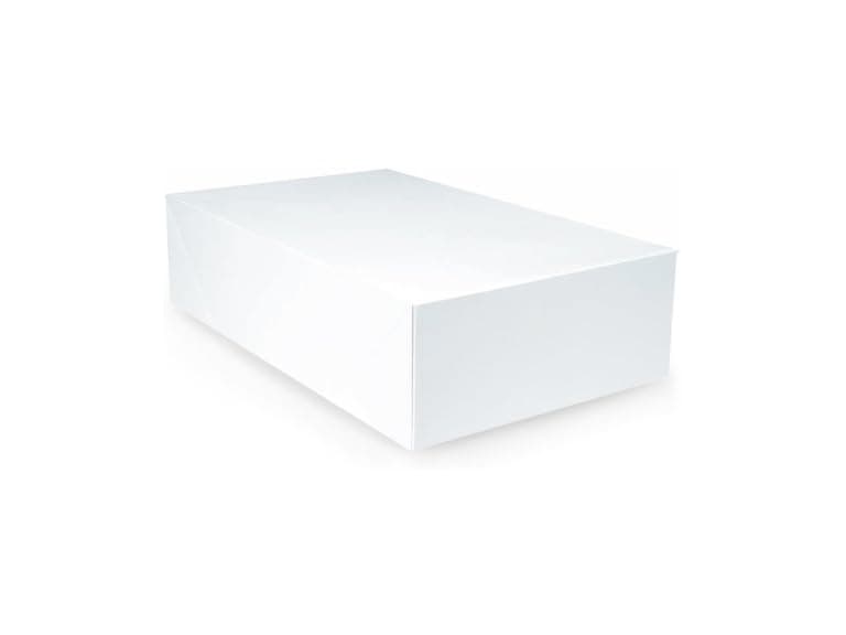 Amscan Deluxe White Gift Box -19" x 12" (1 Pc.) - Image 1