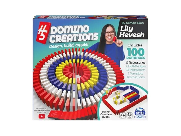 Lily Hevesh H5 Domino Creations 100-Piece Dominoes Set