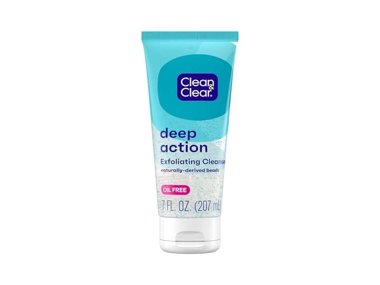 Clean & Clear Deep Action Exfoliating Cleanser 7oz - Image 1