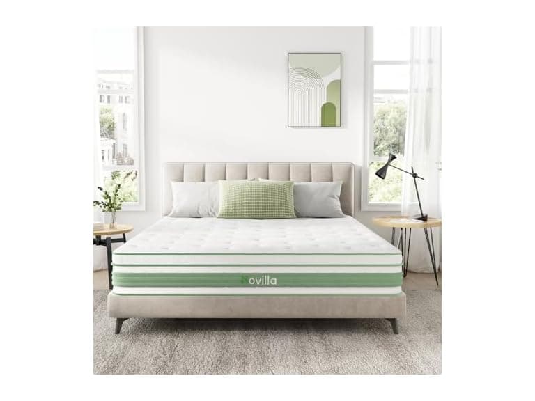Novilla 12in Hybrid King Mattress - Image 1