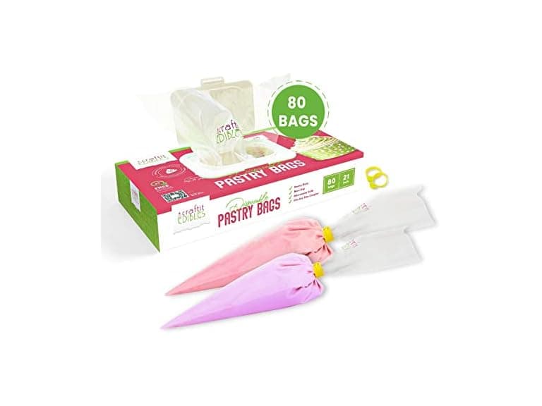 Disposable Piping Bags 21" 80-Pack - Image 1