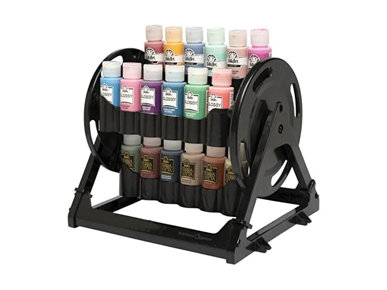 Plaid Rotational Organizer Acrylic Storage - Image 1