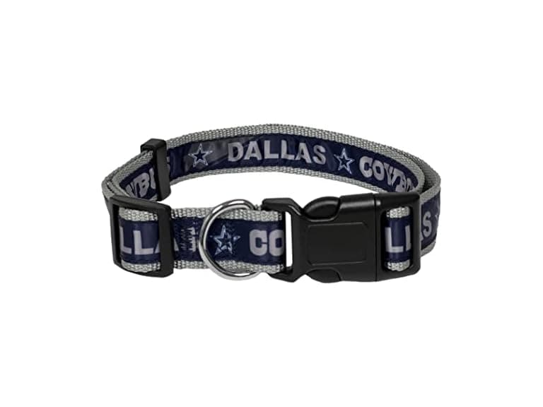 Pets First Dallas Cowboys Pet Collar - L - Image 1