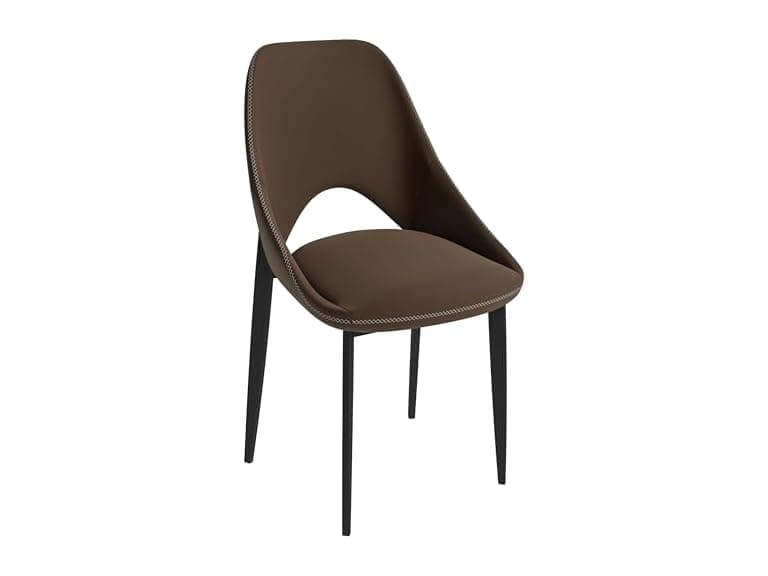 Leisuremod AC48DBR Amalfi Dining Chairs - Image 1
