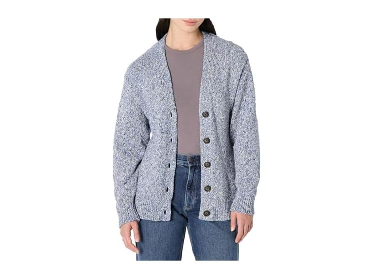 Amazon Essentials Women Oversized-Fit Multi-Color Heavyweight Cardigan - Image 1