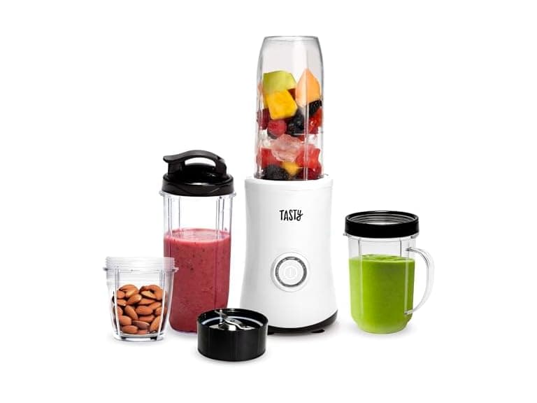 Tasty Personal Blender With Cups, 350W  White - Image 1