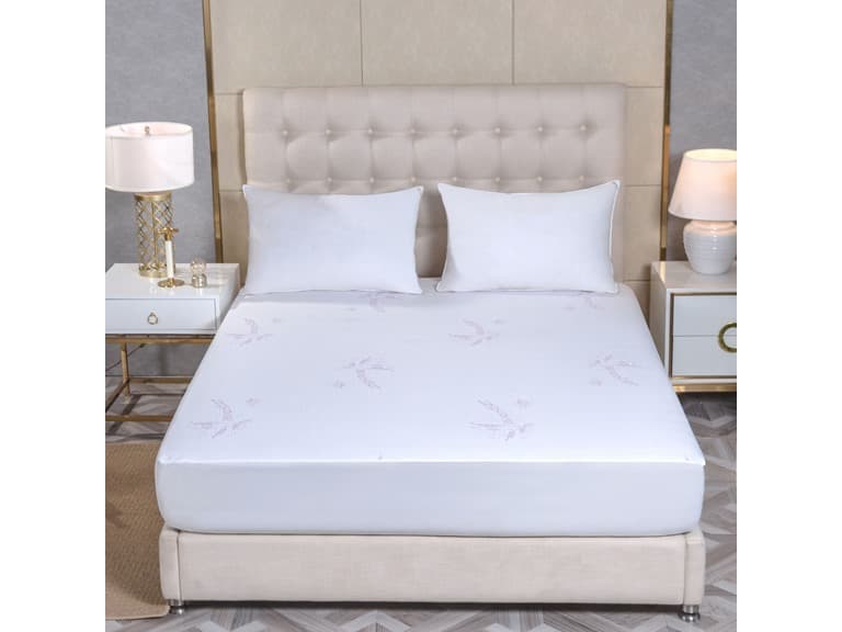 Lavender-Infused Scented Mattress Pad - Image 1