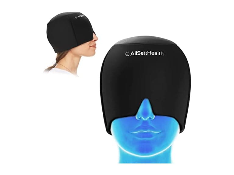 Migraine Relief Cap Ice Head Wrap Headac - Image 1