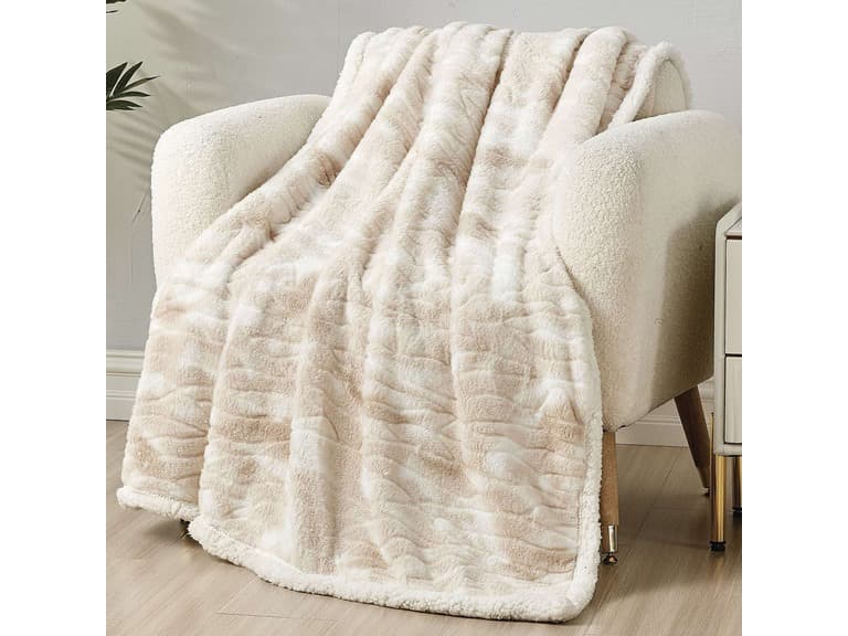 Alaska Sherpa Plush Blanket- Your Choice - Image 1