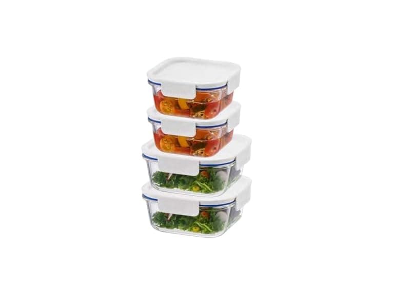 LocknLock Borosilicate Glass Food Storage Set - Image 1