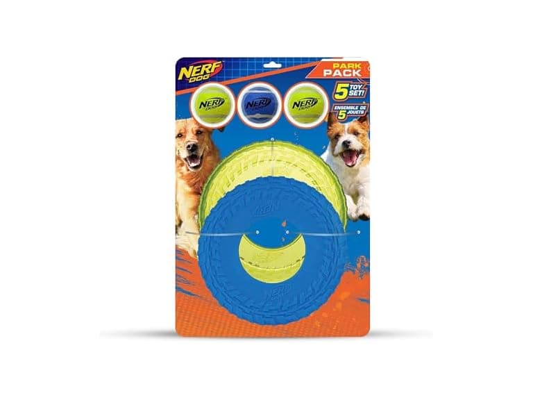 Nerf Dog Toy Gift Set, 5-Piece Set of Outdoor - Image 1