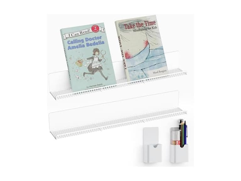 DTUQYX Magnetic Bookshelf 17" 2-Pack - Image 1