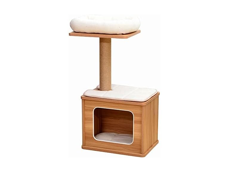 Catry 30" High Cat Play House Condoo with Cat Perch - Image 1
