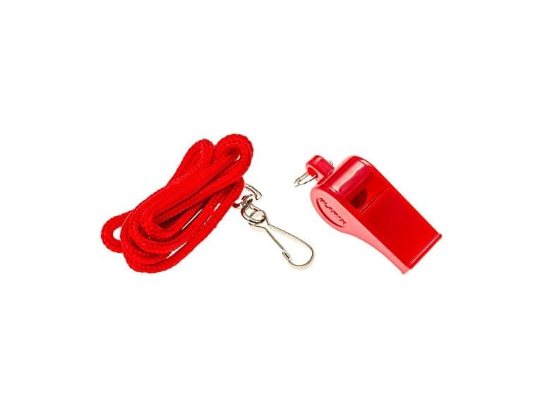 BLARIX Lifeguard Pea Whistle and Lanyard (Red Red) - Image 1
