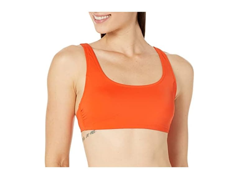 Amazon Essentials Women Scoop Neck Swim Crop Top - Image 1