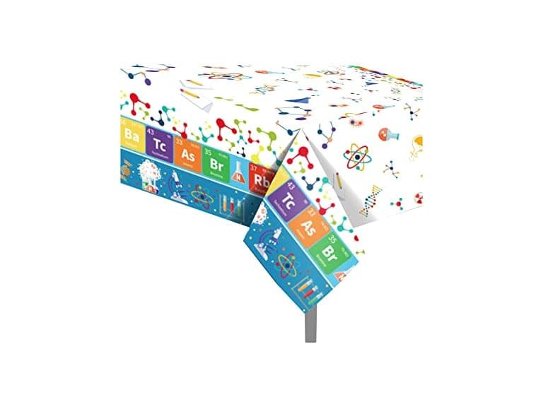 4 Pack Science Party Tablecloths - Image 1
