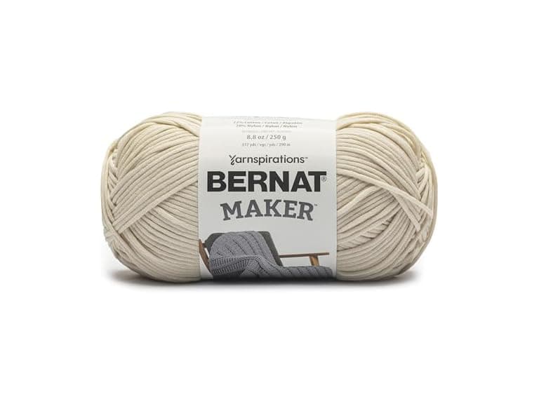 Spinrite Bernat Bernat Maker Yarn-Cream - Image 1