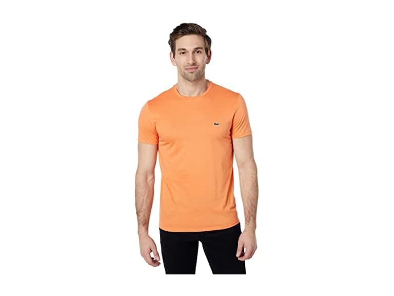 Lacoste Men (SM) Short Sleeve Pima Neck Tree Tee - Image 1