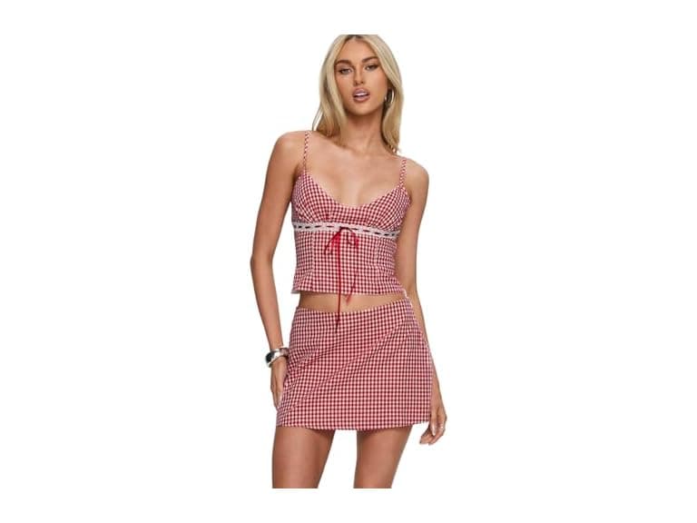 Princess Polly Daydreaming Gingham Set - Image 1