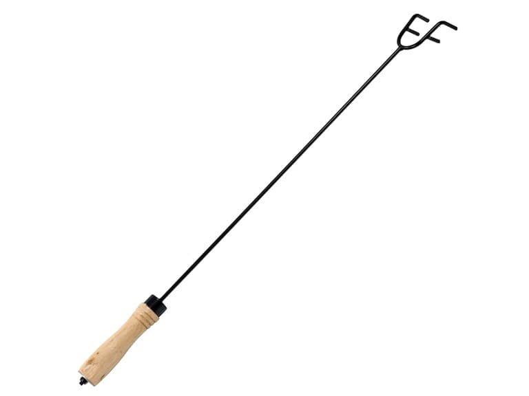 Sunnydaze 26" Fire Pit Poker with Wood Handle - Image 1