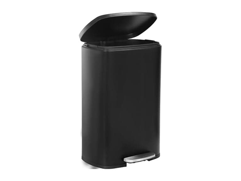 Milo Modern 13 Gallon Metal Household Trash Can - Image 1
