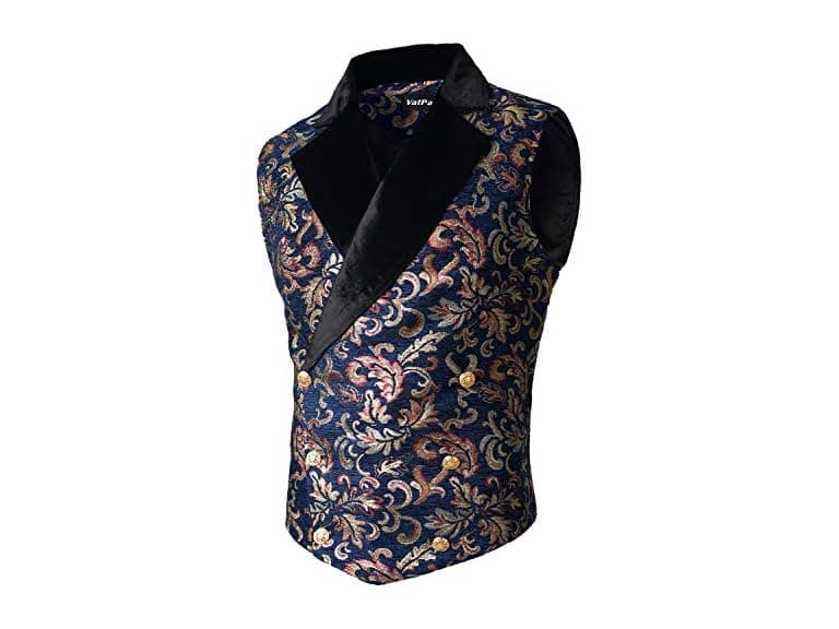 Vatpave Men (S) Victorian Gothic Steampunk Vest - Image 1