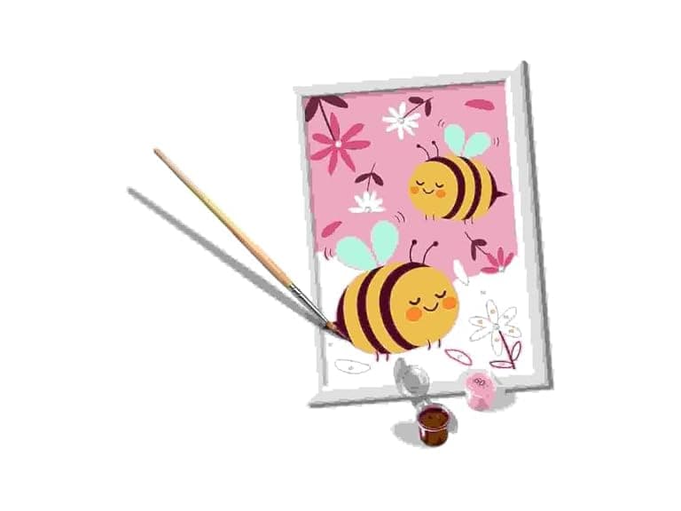 Ravensburger Creart Happy Bumblebees Paint by Numbers - Image 1