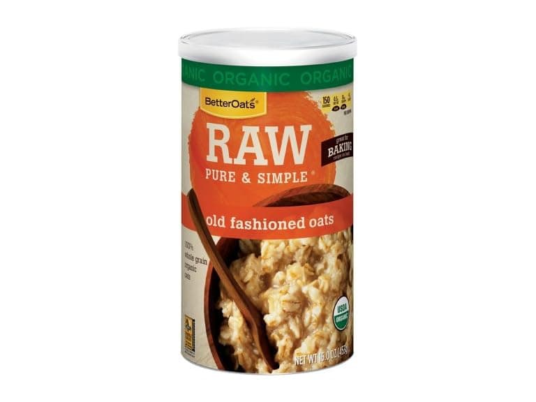 Better Oats Raw Organic Old Fashioned Oats, 16 oz - Image 1