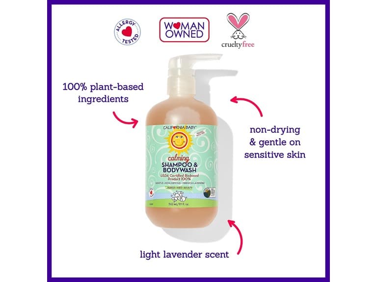 California Baby Calming Baby Shampoo + Baby Wash - Image 1