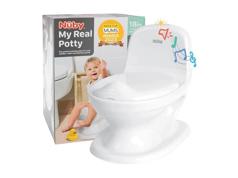 Nuby My Real Potty Training Musical Toilet - Image 1