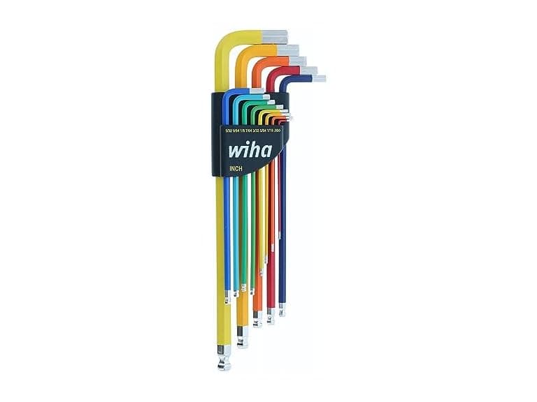 Wiha 66981 13pc Coded SAE Hex Key Allen Wrench Set - Image 1