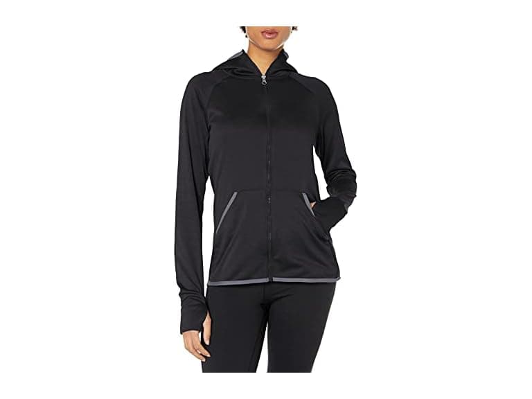 Hanes Women (S) Sport Hoodie Black Heather - Image 1