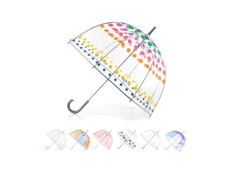 Totes Adult Windproof Bubble Umbrella J Visibility - Image 1