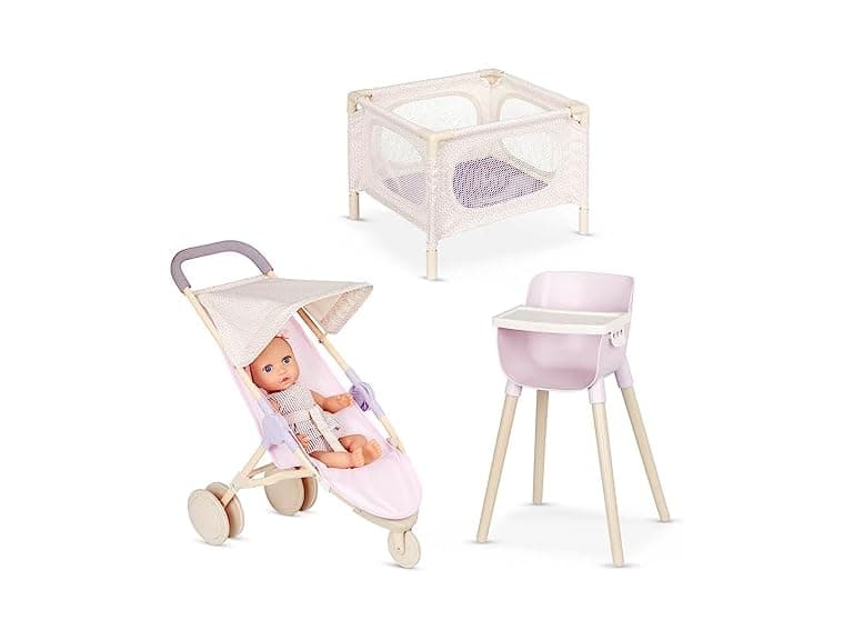 LullaBaby – 14-Inch Realistic Baby Doll & Accessory Bundle - Image 1