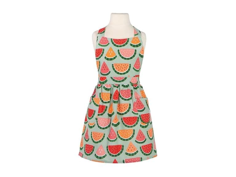 Jubilee 100% Cotton Minnie Kid's Apron, Melon Pop - Image 1