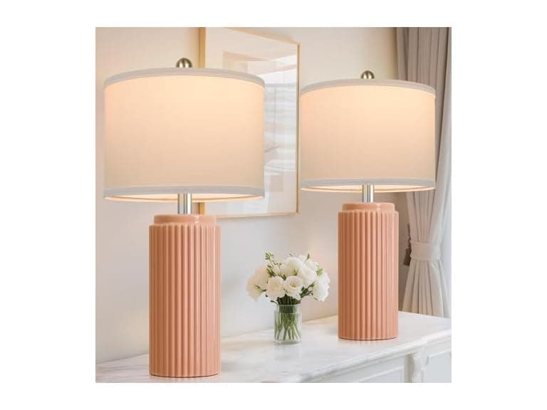 TOBUSA Ceramic Table Lamps Set of 2 - Image 1
